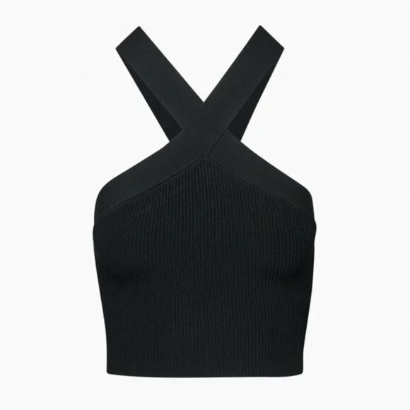 Aritzia Babaton Sculpt Knit Criss Cross Cropped Tank - Picture 9 of 9
